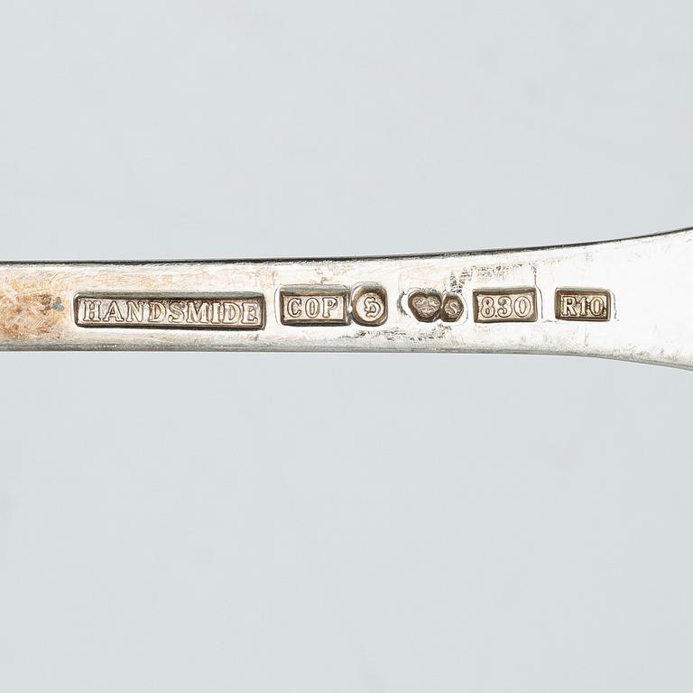 Cutlery set, 44 pieces, silver, “Tornedal”, including mark of CO Persson, Haparanda, 1953.