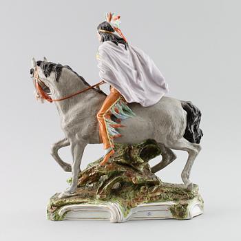FIGUR, porslin, möjligen Sitzendorf, Tyskland, 1900-tal.
