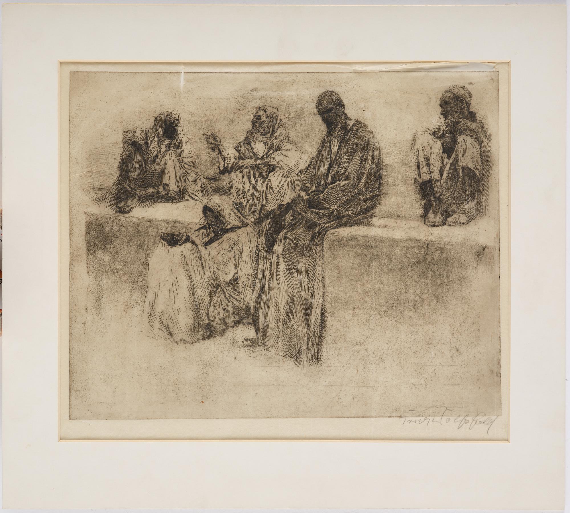 Erich Wolfsfeld, Tre stycken etsningar.