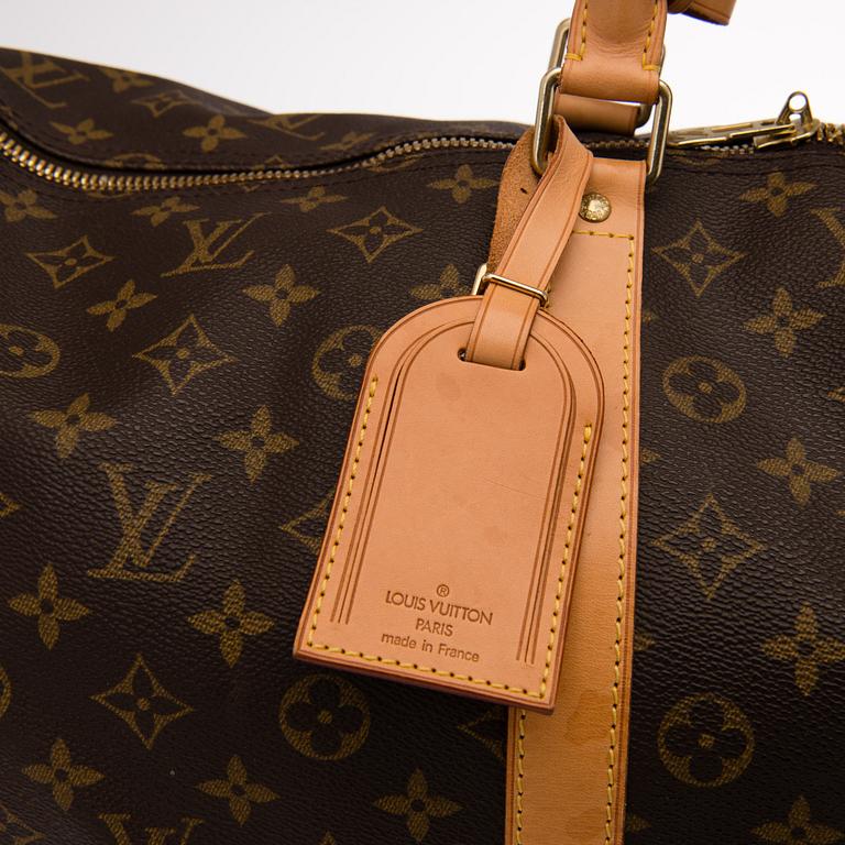 MONOGRAM CANVAS KEEPALL 55 BAG.