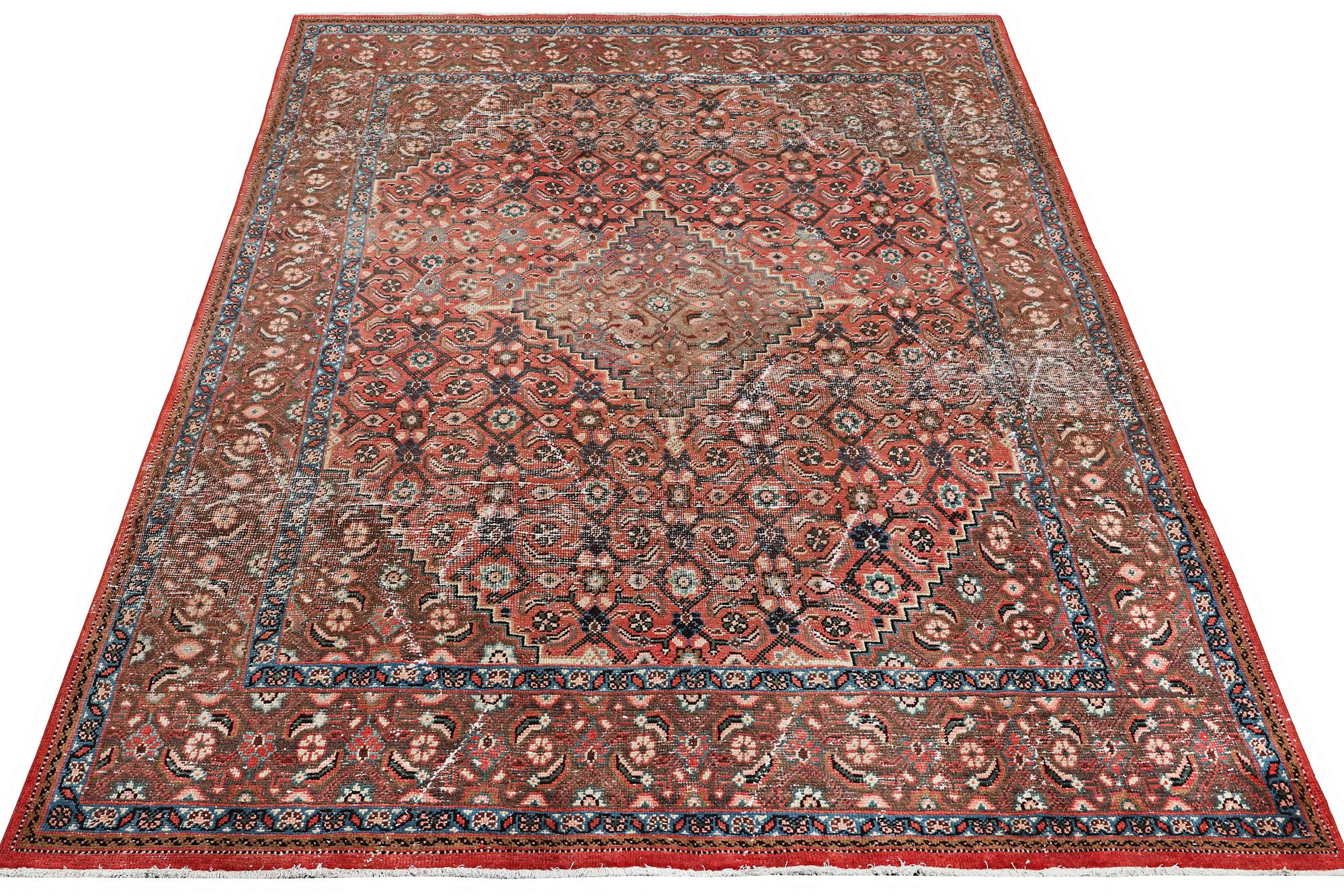 Matta, persisk, vintage design, ca 298 x 201 cm.