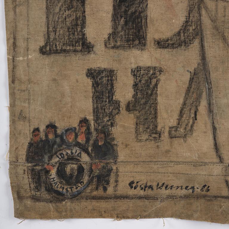 Gösta Werner, 3-masted schooner ship.