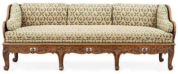 582. A Swedish Rococo 18th Century sofa.