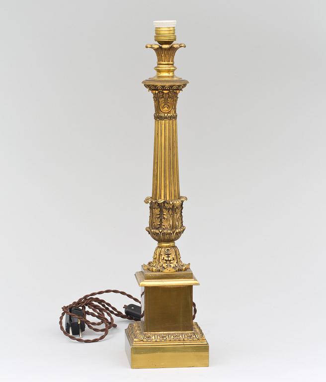 BORDSLAMPA, empirestil, 1900-tal.