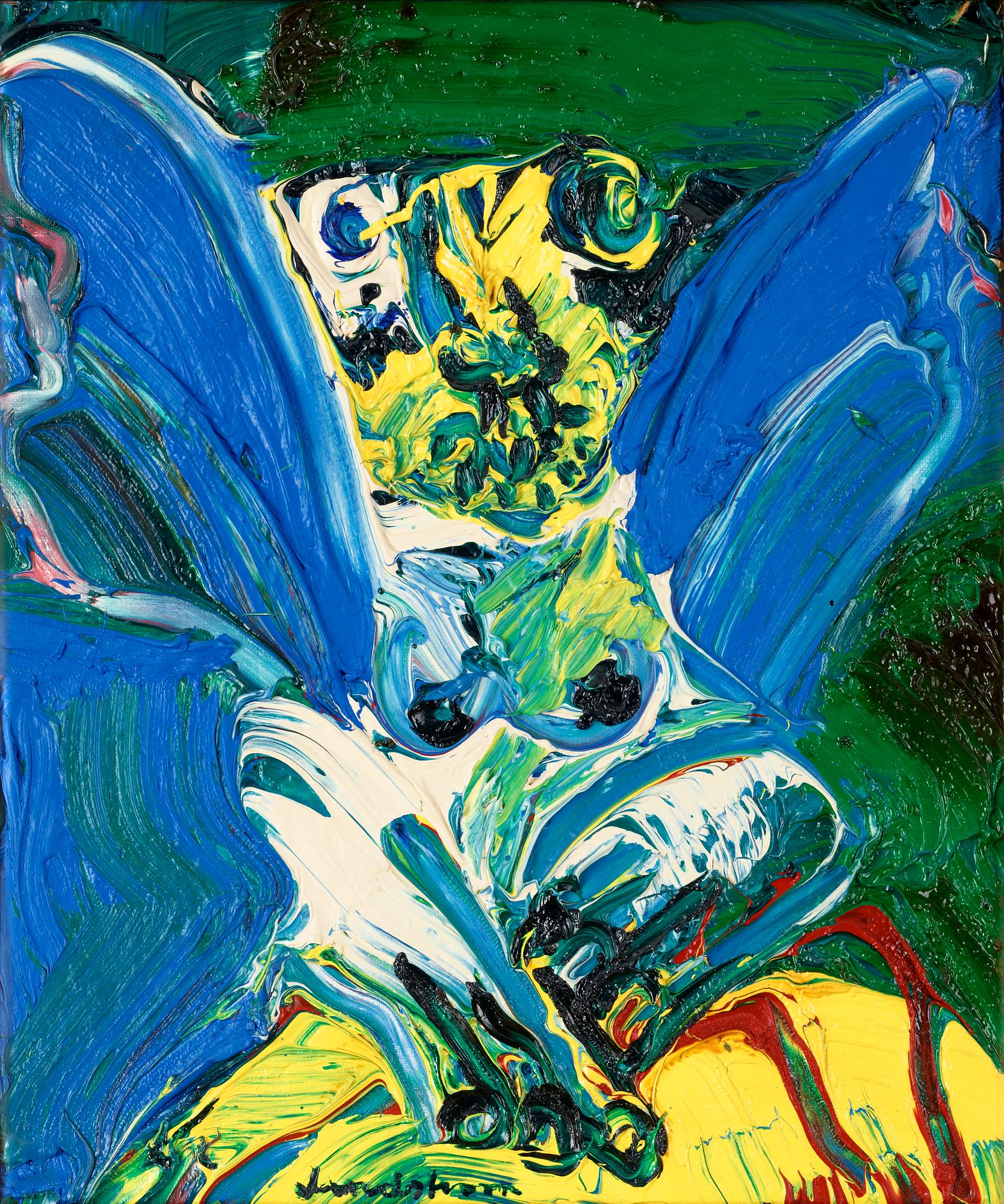 Bengt Lindström, "Blå ängel" (Blue Angel).