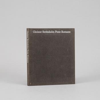 Bok, "Poste Restante", Christer Strömholm, PA Norstedt & Söners Förlag Stockholm 1967, signerad Christer Strömholm.