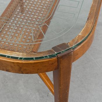 A Swedish Modern, birch sofa table. Bodafors Möbelfabrik 1930-40s.