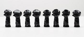 Bengt Lindström, chess game with chess pieces, executed around 1994-95.