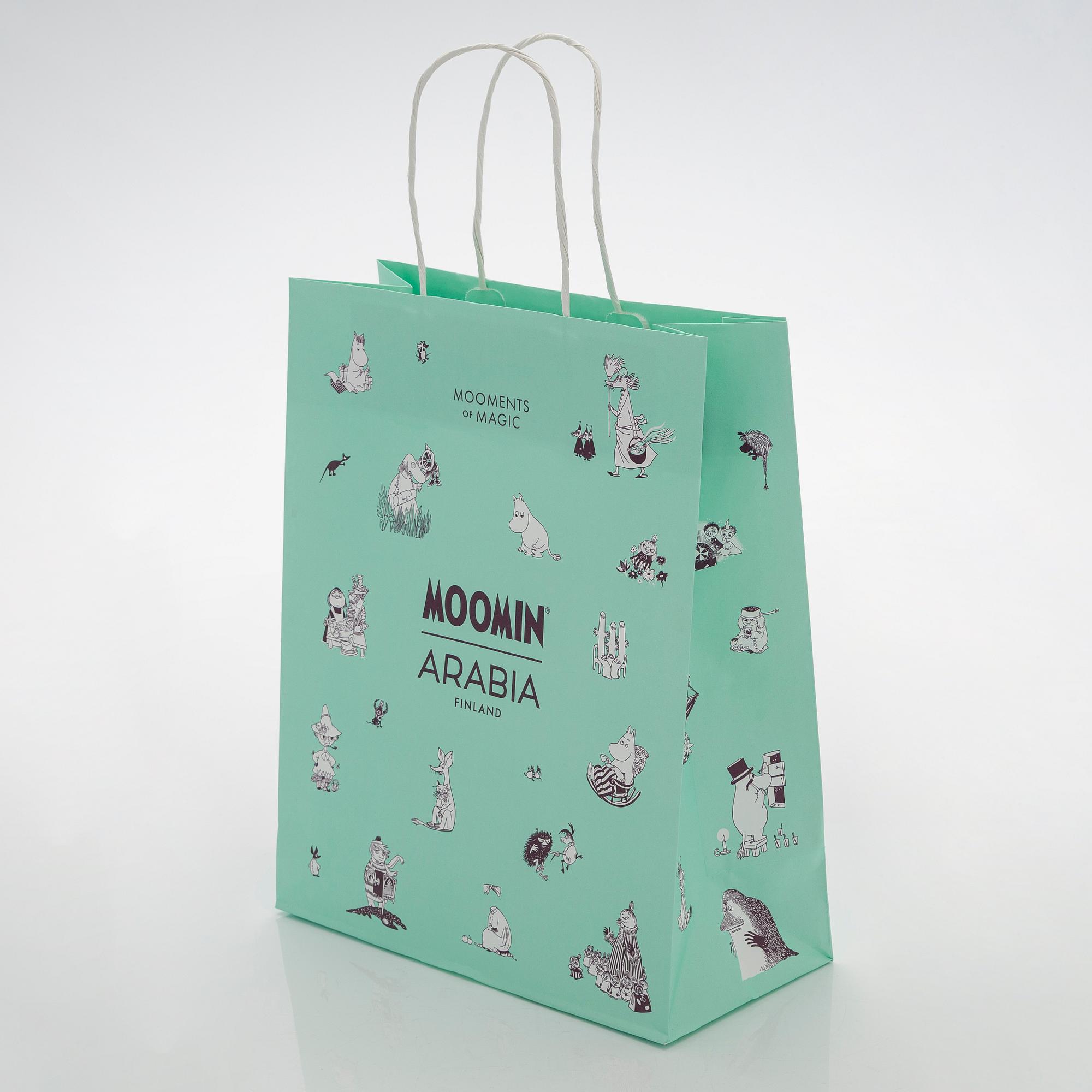 A porcelain Moomin 80 anniversary mug, 'Home', Moomin Characters, Arabia 2025, numbered 80.