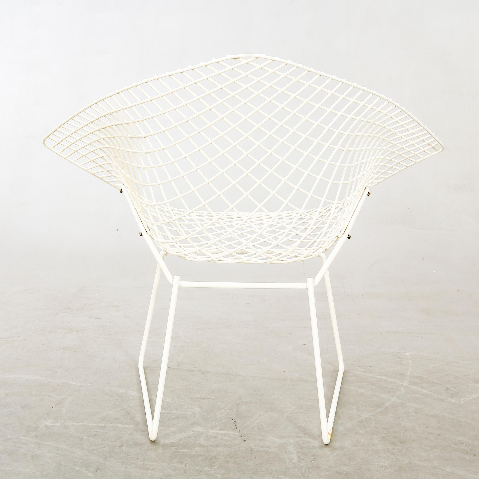 Harry Bertoia, fåtölj, "Diamond Chair" 1900-talets andra hälft.