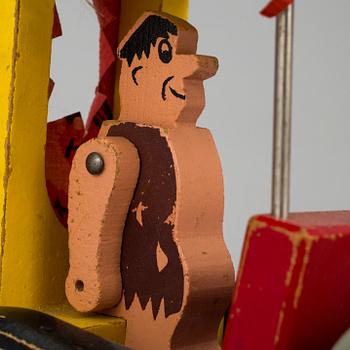 FRED FLINTSTONE, trä, Brio, 1900-talets mitt.