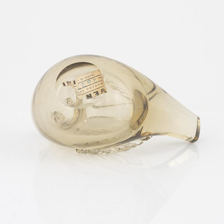 Tyra Lundgren, a glass sculpture of a bird, Venini, Murano, Italy circa 1937-38.