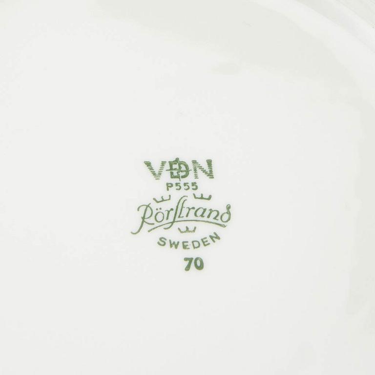 Service 85 dlr "Abu" "Record" Uppsala Ekeby/Rörstrand second half of the 20th century porcelain.