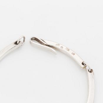 Silver bracelet, Martin Öhman, Halmstad 2000.