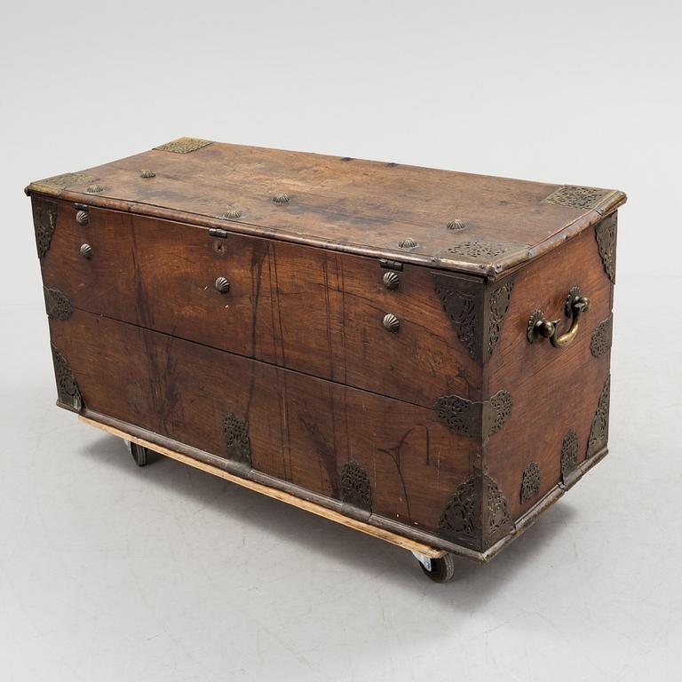 A Baroque chest circa 1700, probably England.