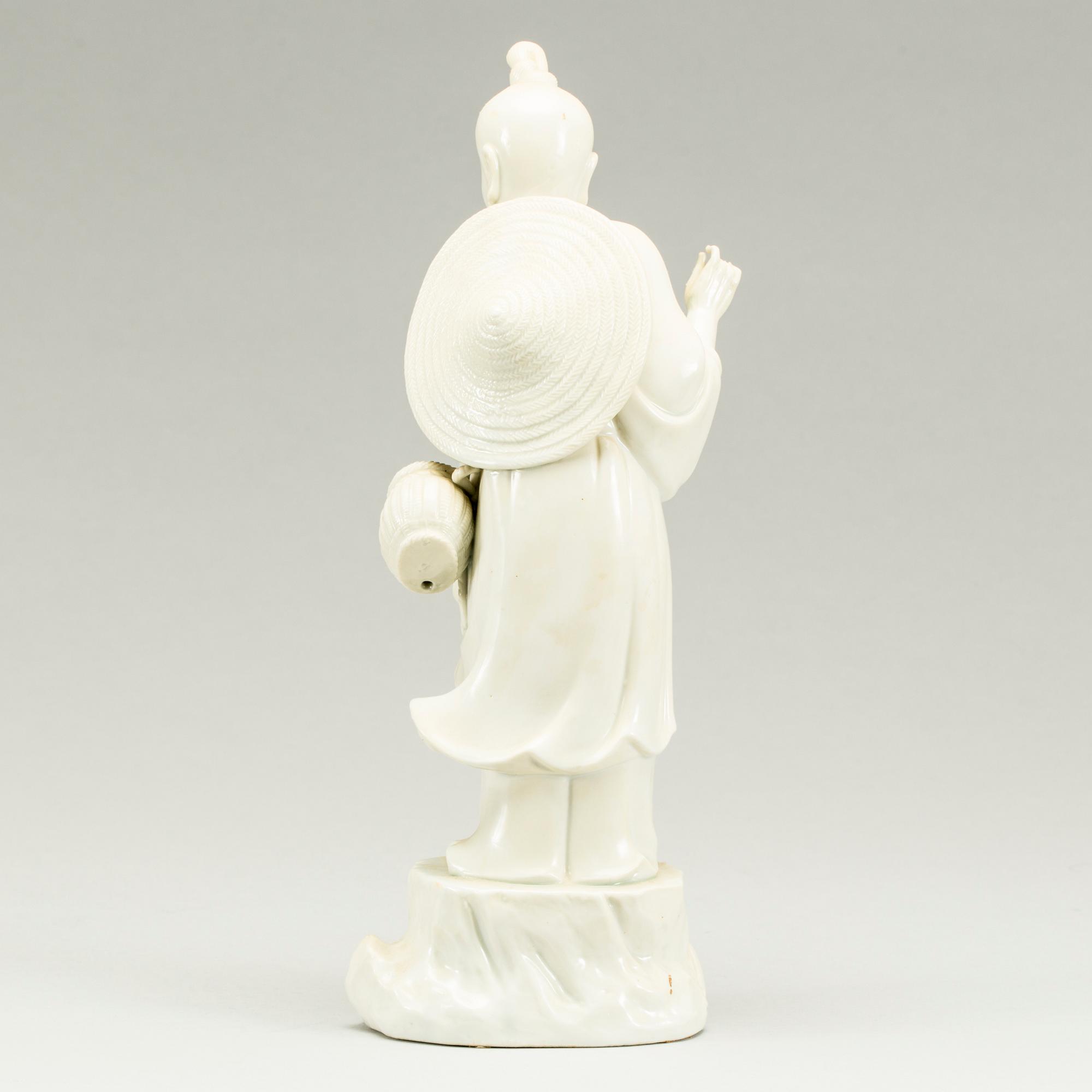 FIGURIN, porslin, blanc de chine, Kina, 1900-tal.
