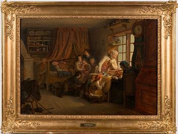 Robert Wilhelm Ekman, A scene from the cottage.