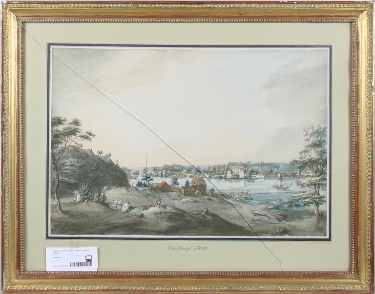 GRAFIK, 8 delar, efter Elias Martin. 1900-tal.