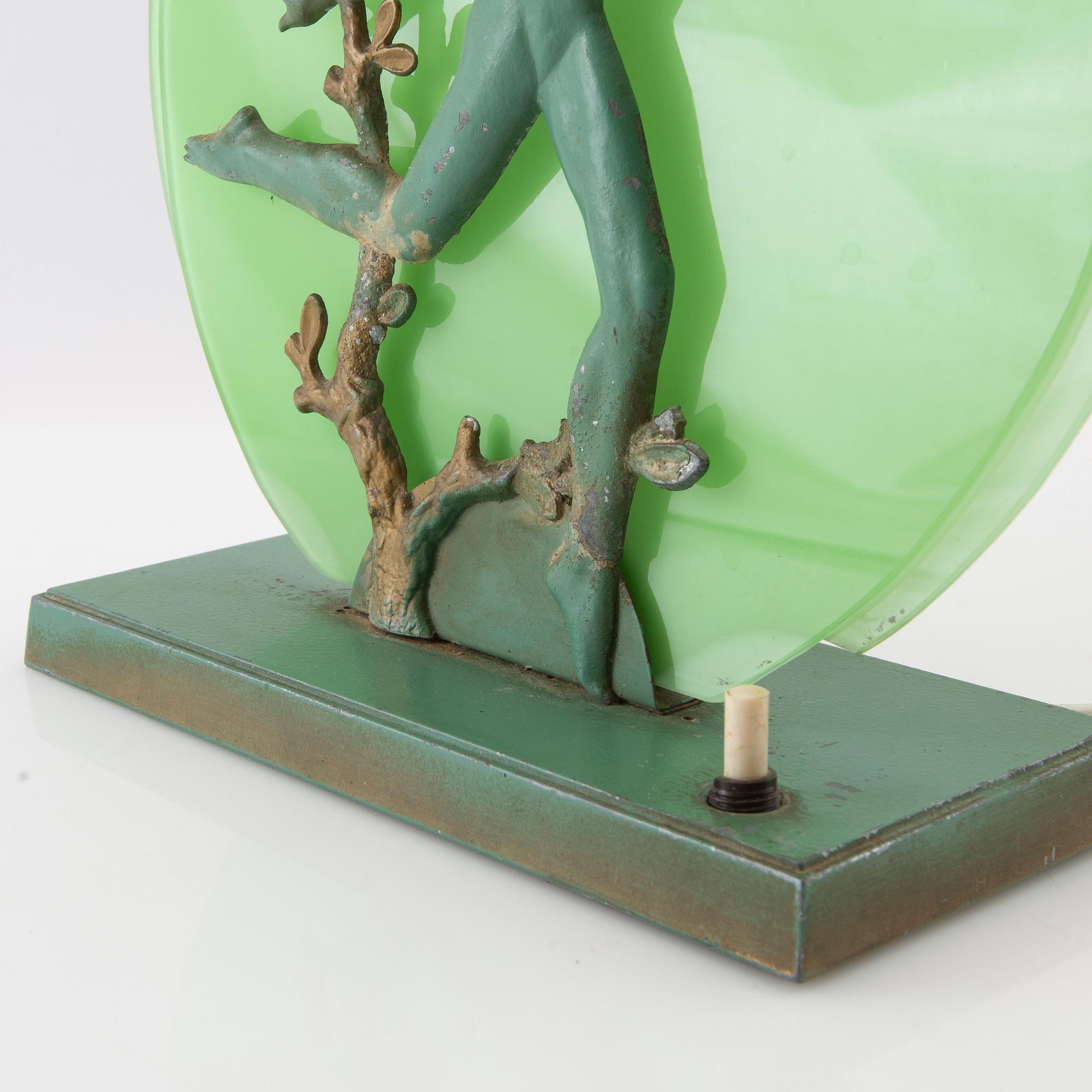 Table lamp Art Deco, first half of the 20th century.