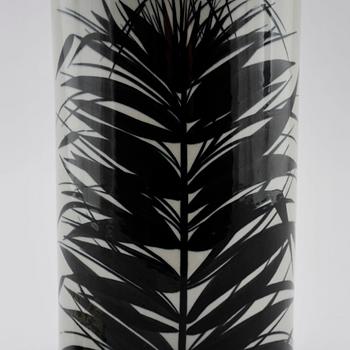 A stoneware table lamp by Gunvor Olin-Gröpnquist, Arabia, from the latter half of the 20th century.