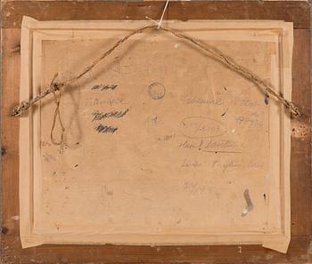 Rudolf Koivu, olja på pannå, signerad och daterad-16.