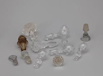 PARTI GLASPROPPAR OCH PRISMOR, 1800/1900-tal.