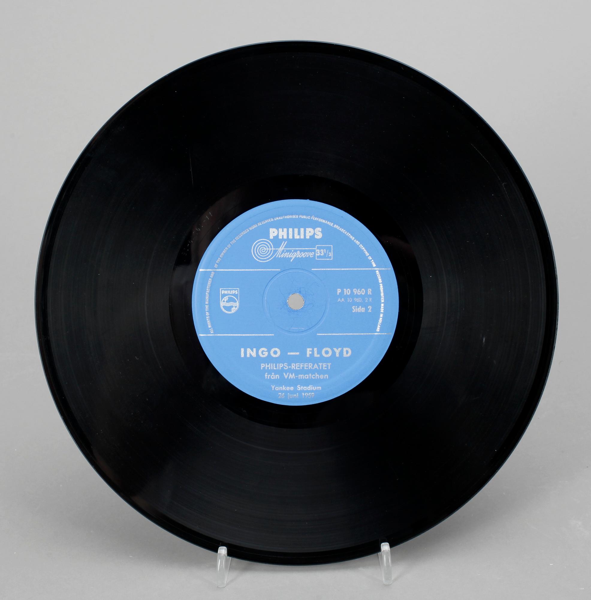 SKIVOR, 2 st, "Ingo - Floyd" samt "The Beatles", 1959, 1963.