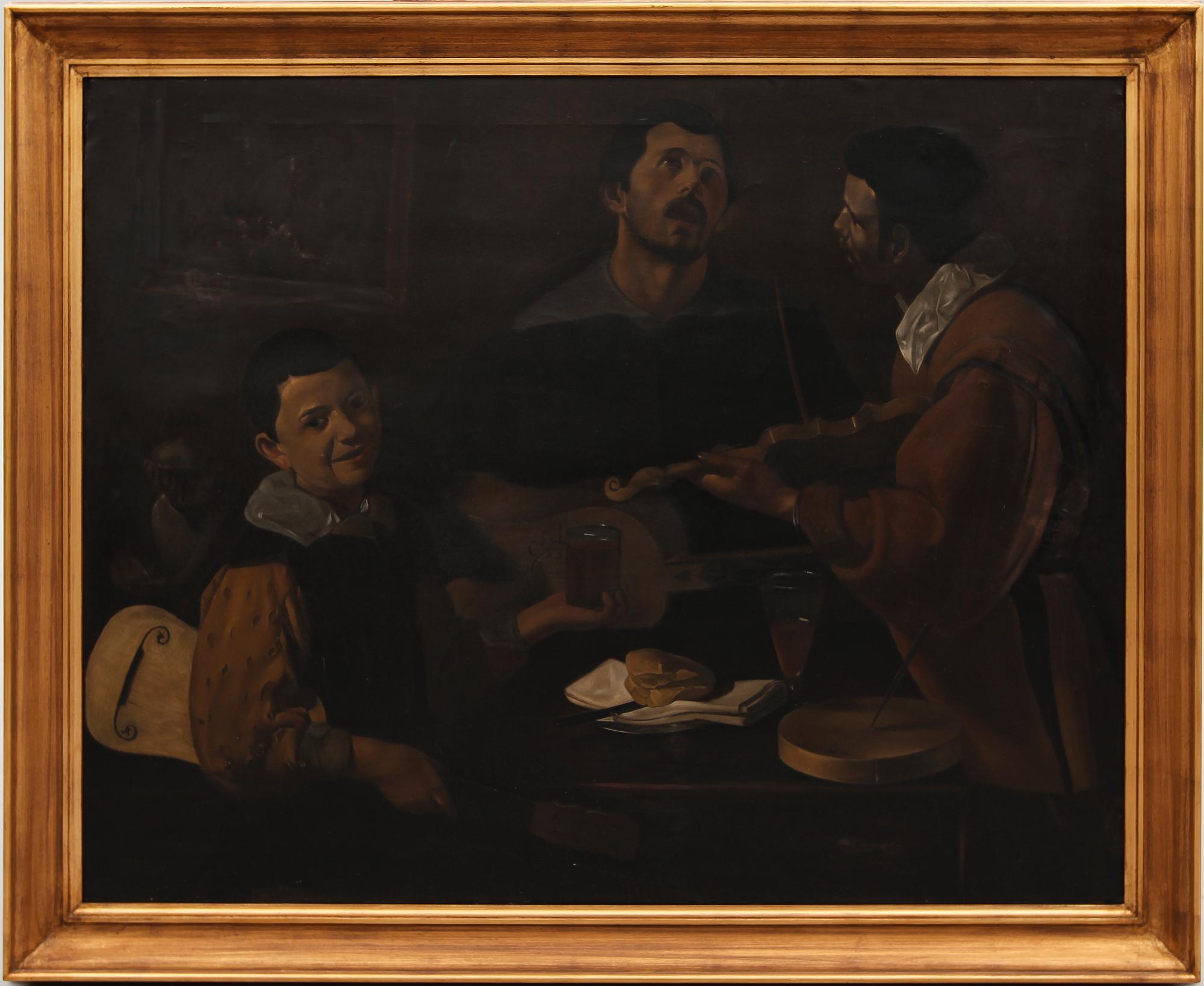 DIEGO VELASQUEZ, kopia efter, olja på duk, 1900-tal.