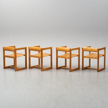 Four '313' chairs by Edvin Helseth, from the 'Trybo series, produced by Trybo and Strange Bruk.