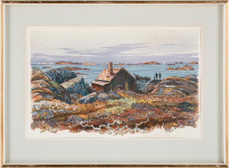 ROLAND SVENSSON, färglitografi, sign o numr 6/366.