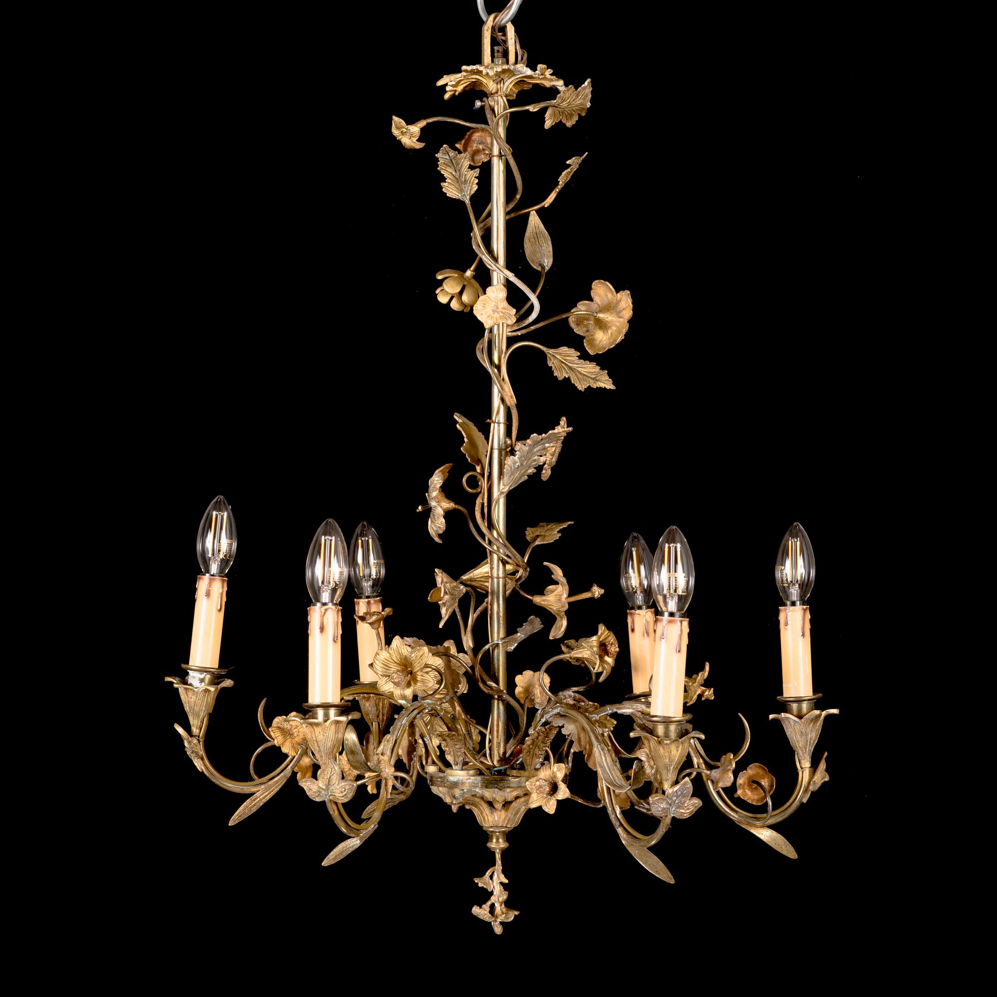 Kattokruunu, 1800-luvun loppu.