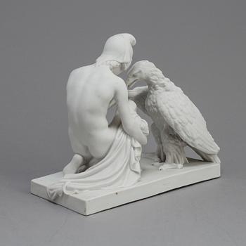 A PARIAN FIGURE after Thorvaldsen, Eneret,  Royal Copenhagen, ca 1900.