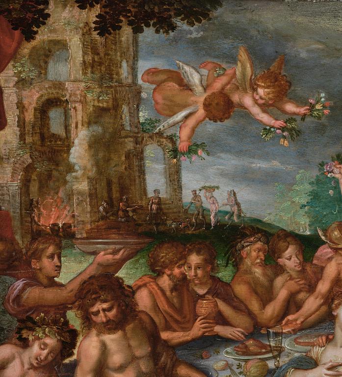 Frans Badens, attributed to, Bacchanal.