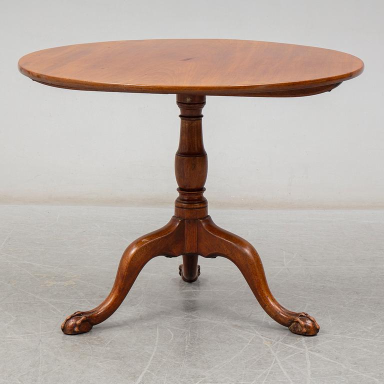 A 19th century mahogany table.