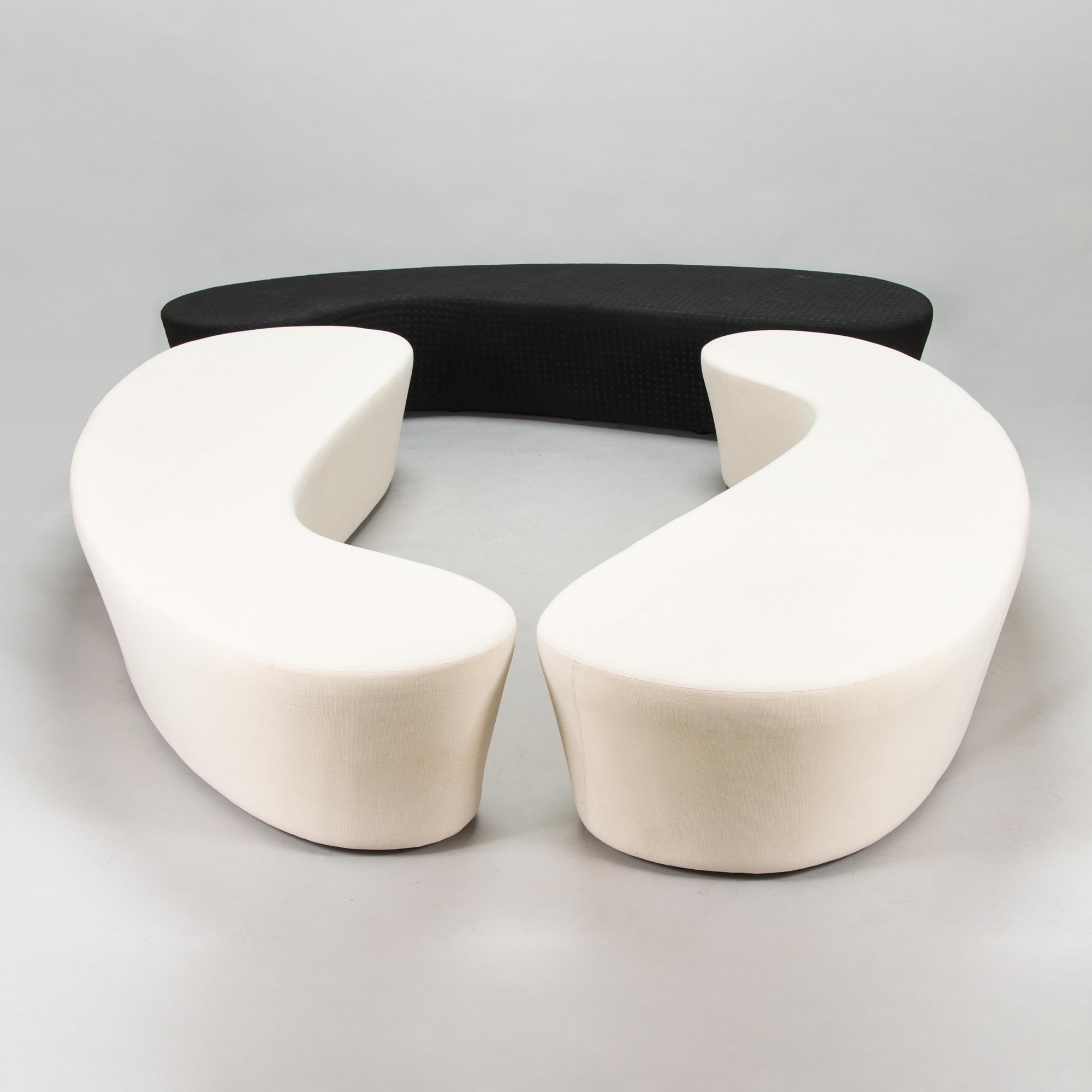 Busk + Hertzog, A set of three "Plasma" sofas for +Halle, Denmark. 2007.