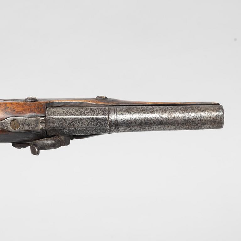 Hammerlock pistol Swedish, 19th century.