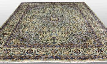 A carpet from Kashmar, around 408 x 300 cm.