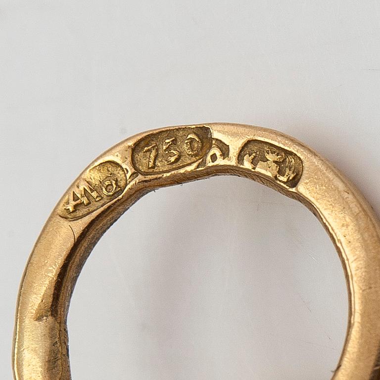 Hänge, frimurarhänge, 18K guld, Alpo Ilmari Martin, Gamlakarleby.