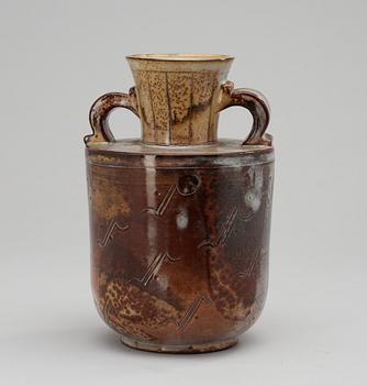 A Wilhelm Kåge 'Farsta' stoneware vase, Gustavsberg 1930.