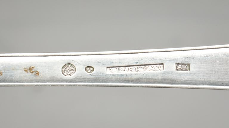 SOPPSLEV, silver. Anders Theodor Barkman Varberg, 1831. Vikt ca 214g.