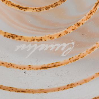 Six 1970's Cenedese, Murano glass bowls.