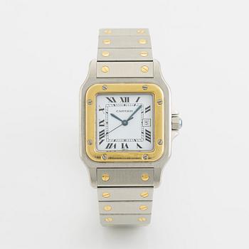 Cartier, Santos Carrée, armbandsur, 29 x 29 (41) mm.