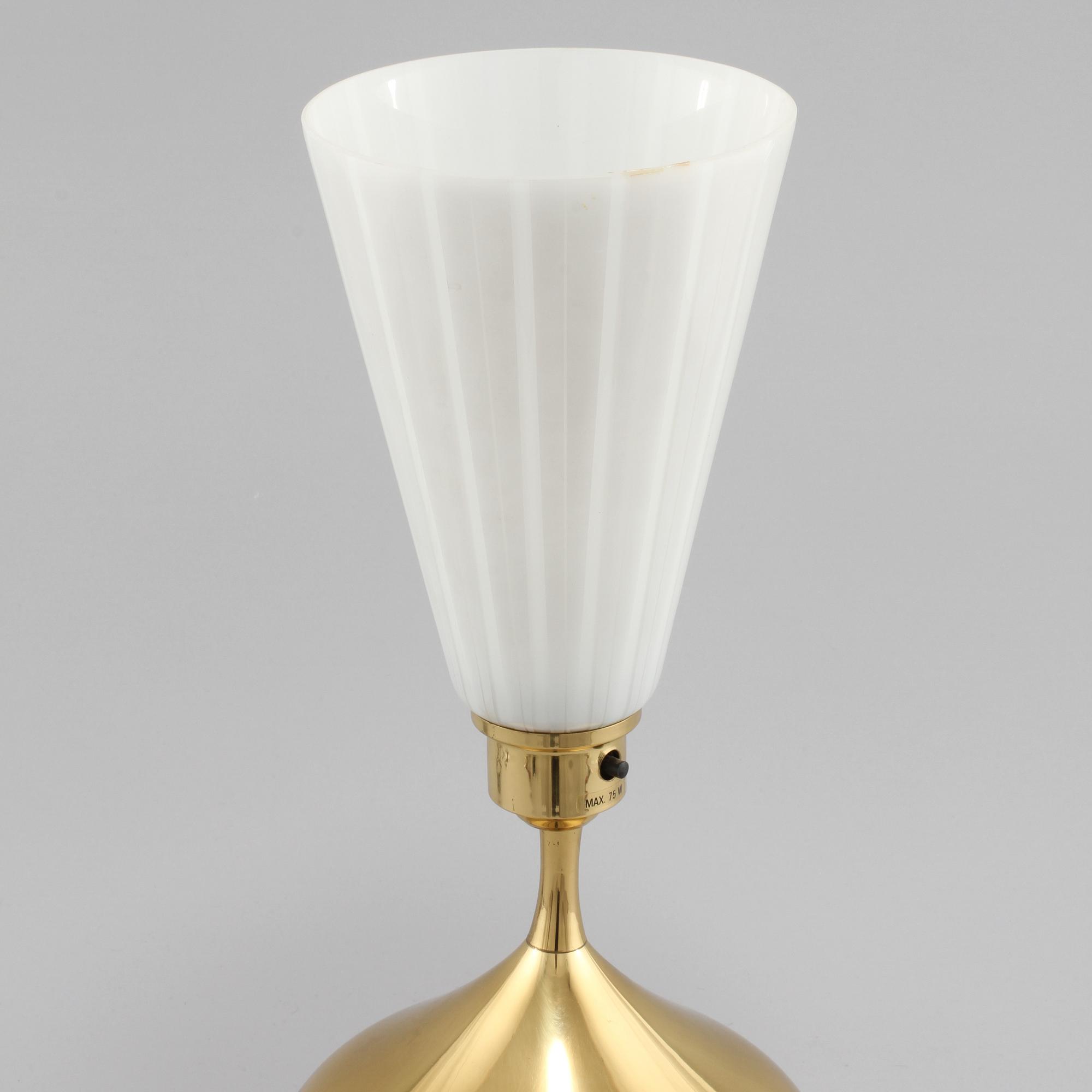 BORDSLAMPA, Aneta, 1900-talets andra hälft.