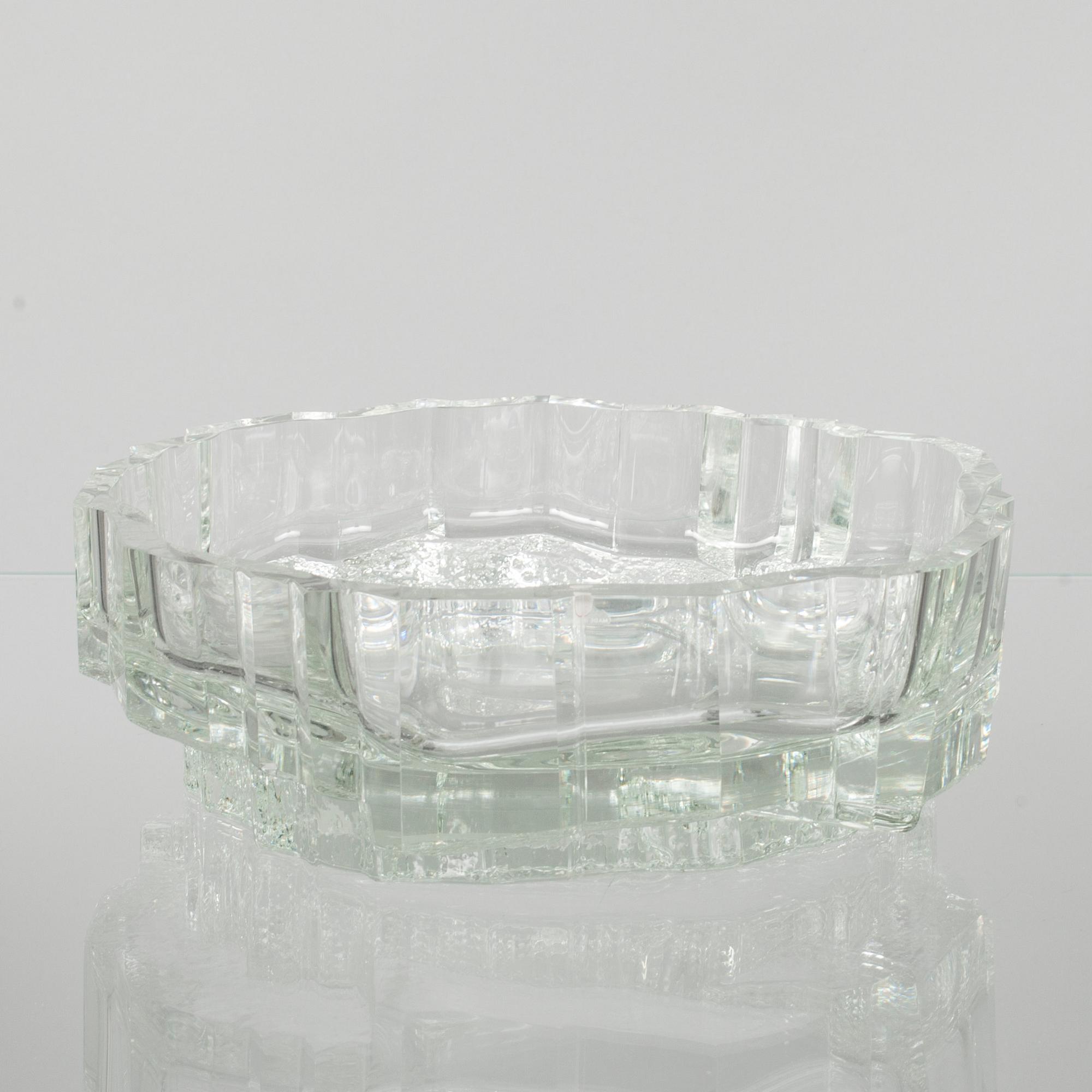 SKÅL, glas, "Lompolo", signerad Tapio Wirkkala - 3560. Modellen formgiven 1966.
