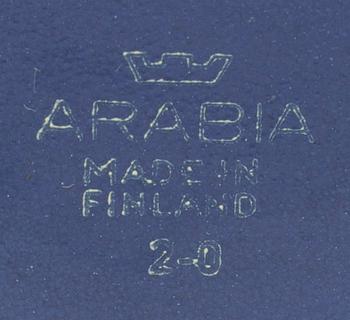 MATSERVIS, 19 delar, "Kilta", Arabia, 1900-talets mitt.