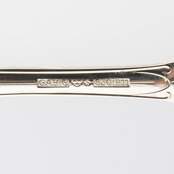 Fish cutlery 28 pcs "Olga" silver GAB Eskilstuna 1990s.