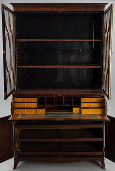 A 1830s Regency Secretaire Bookcase.