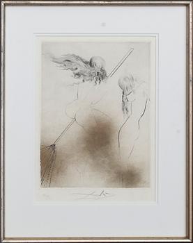 SALVADOR DALI, etsning, ur "Faust", signerad och numrerad 53/95.