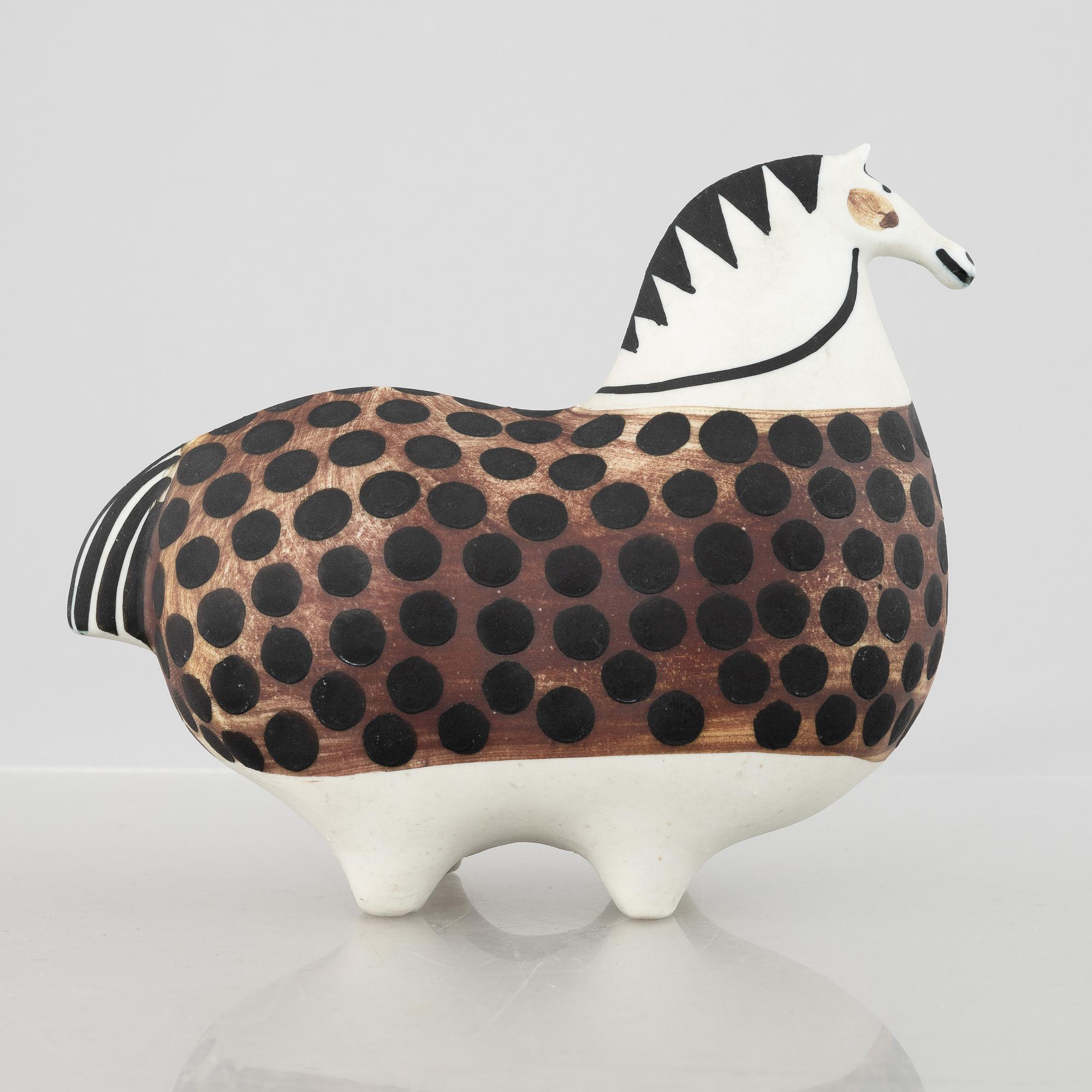 Stig Lindberg, a stoneware sculpture "Springare", Gustavsberg, in production 1952-1972.