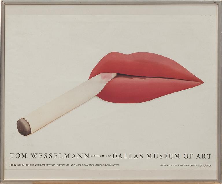 AFFISCH, Tom Wesselmann, 1900-talets senare del.